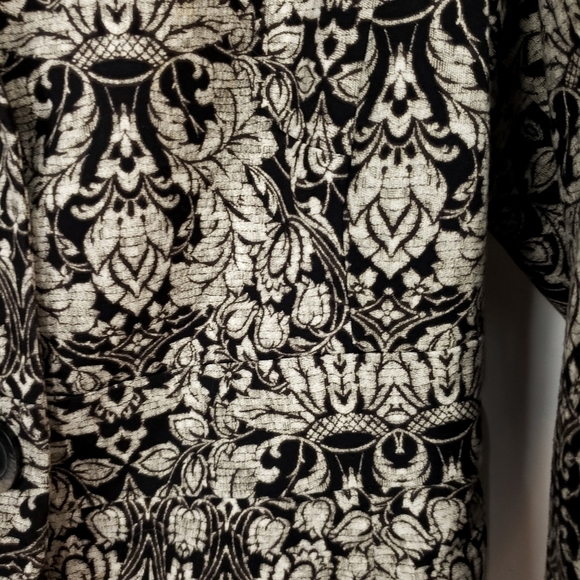 Tyler Boe tunic length Bali inspired print coat size 10 - Picture 6 of 12